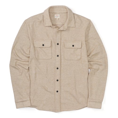 laydown image of Legend Sweater Flannel Shirt