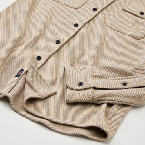 laydown detail image of Legend Sweater Flannel Shirt