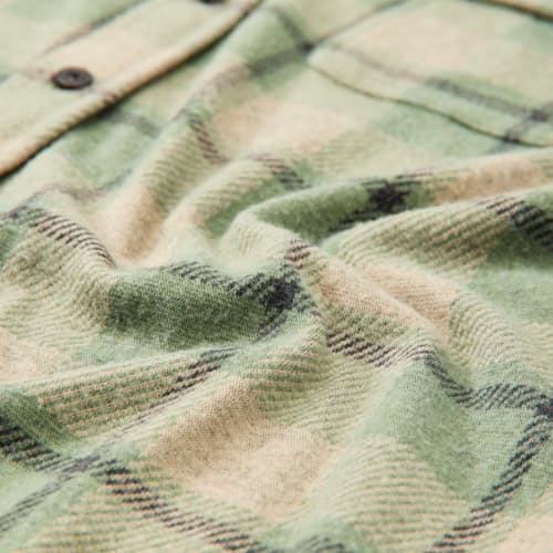 laydown detail image of Legend Sweater Flannel Shirt