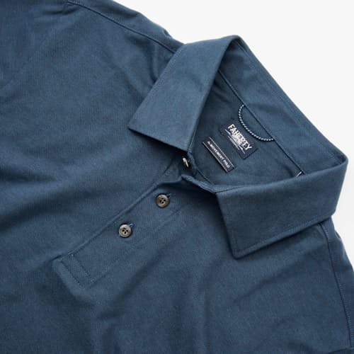 laydown detail image of Movement Pique Long Sleeve Polo