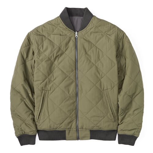 laydown image of Reversible Surplus Bomber Jacket