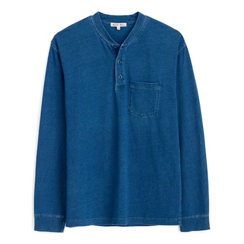 laydown image of Alan Heavyweight Jersey Henley