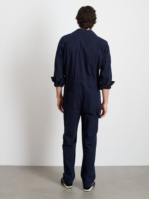 on model image of Herringbone Jumpsuit