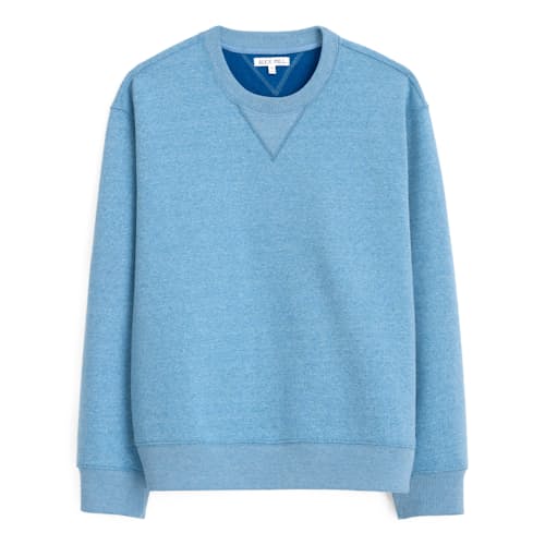 laydown image of Oversized Cotton Fleece Sweatshirt