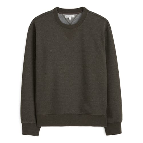 laydown image of Oversized Cotton Fleece Sweatshirt