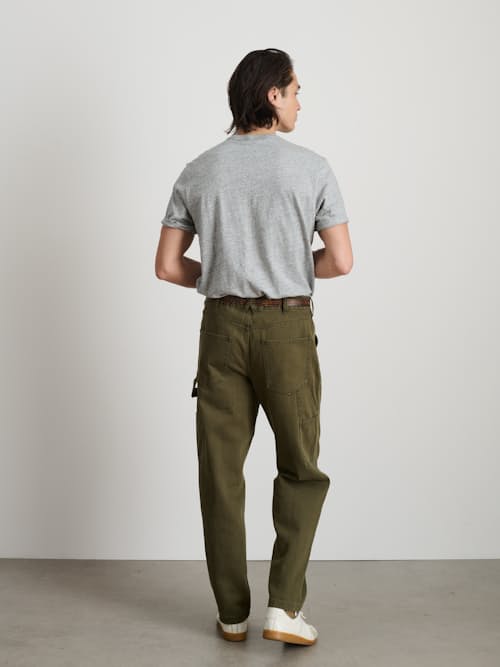 on model image of Recycled Painter Pant