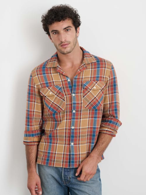 on model image of Kent Shirt