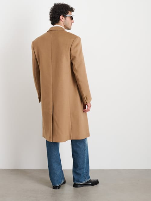 on model image of Wool Topcoat