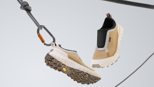 lifestyle image of 003 G+ Slip on Waterproof Trail Sneaker