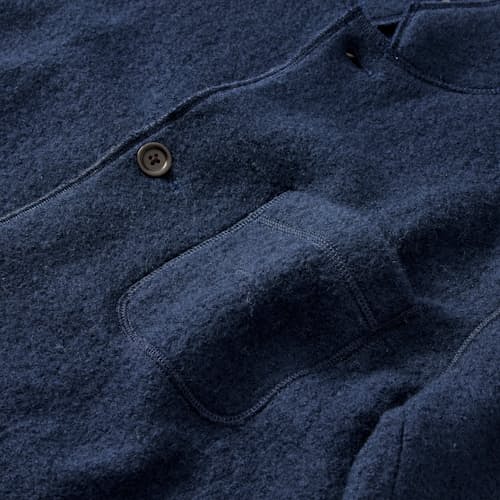 laydown detail image of The Boiled Wool Chore Blazer