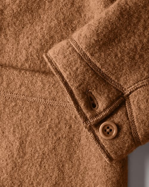 laydown detail image of Boiled Wool Chore Blazer