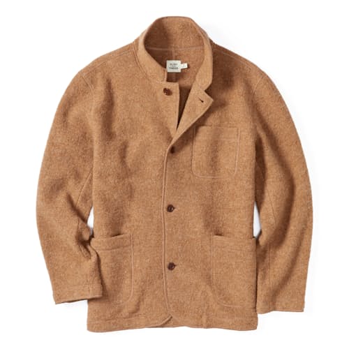 laydown image of The Boiled Wool Chore Blazer