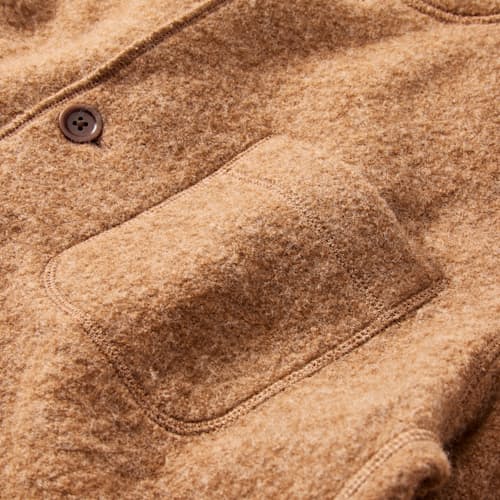 laydown detail image of The Boiled Wool Chore Blazer