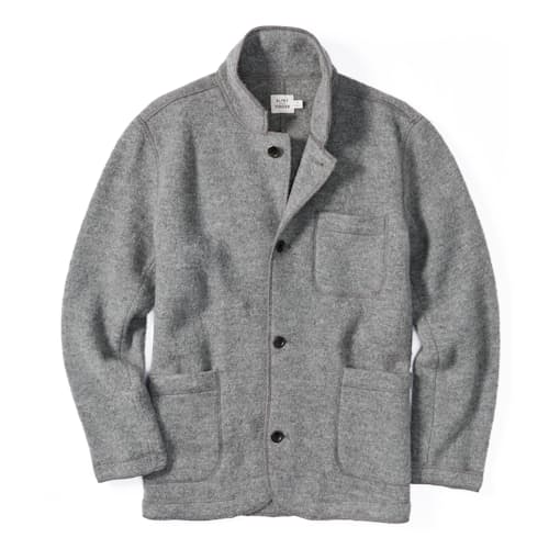 laydown image of The Boiled Wool Chore Blazer