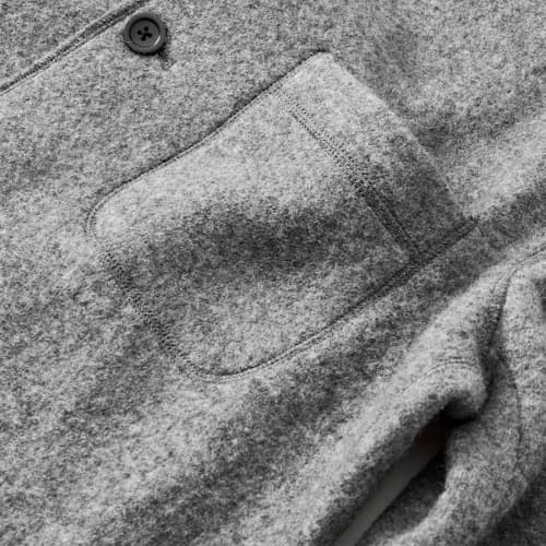 laydown detail image of The Boiled Wool Chore Blazer