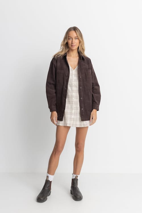 on model image of Women's Mono Lake Shacket
