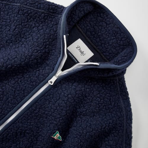 laydown detail image of Boucle Sherpa Fleece Jacket
