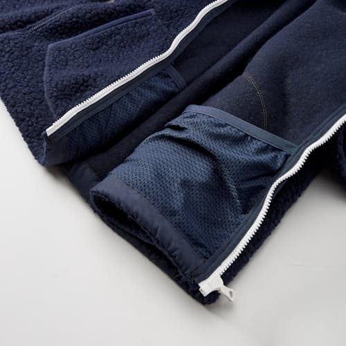 laydown detail image of Boucle Sherpa Fleece Jacket