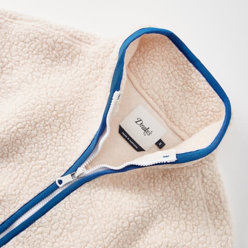 laydown detail image of Boucle Sherpa Fleece Jacket