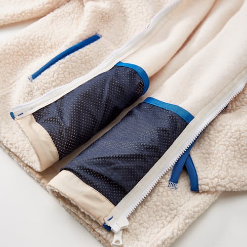 laydown detail image of Boucle Sherpa Fleece Jacket