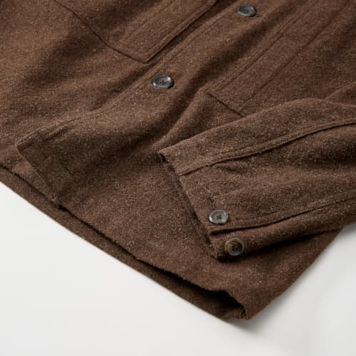 laydown detail image of Shetland Map Chore Jacket