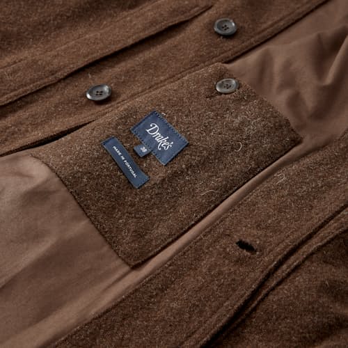 laydown detail image of Shetland Map Chore Jacket