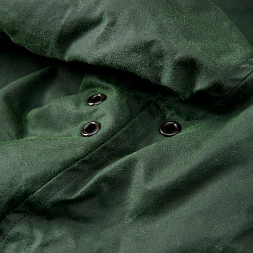 laydown detail image of Waxed Coverall Jacket
