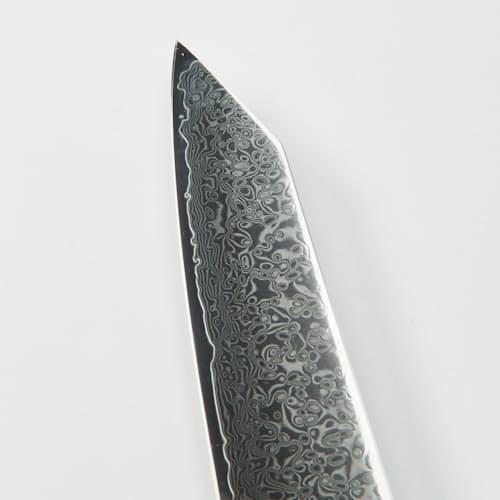 laydown detail image of Handmade Recycled Skateboard Chefs Knife
