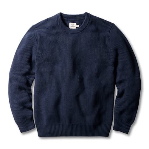 laydown image of Bolinas Cotton Crewneck Sweater