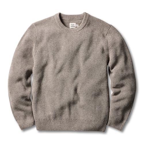 laydown image of Bolinas Cotton Crewneck Sweater
