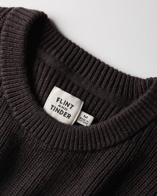laydown detail image of Bolinas Cotton Crewneck Sweater