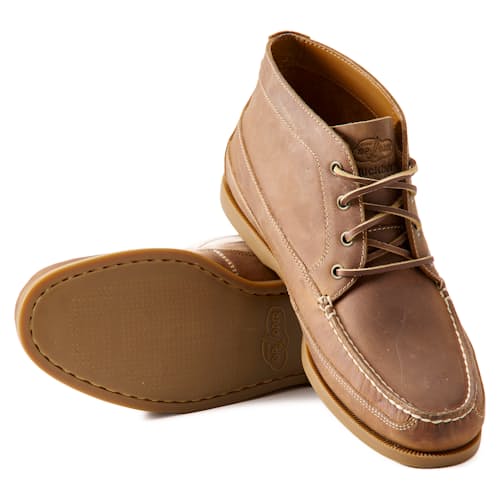 laydown image of Sperry x Huckberry AO Chukka Boot