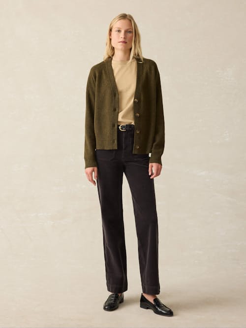 on model image of Women's Jackson Cardigan