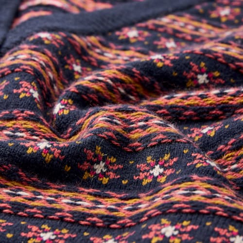 laydown detail image of Women's Highland Fair Isle Cardigan