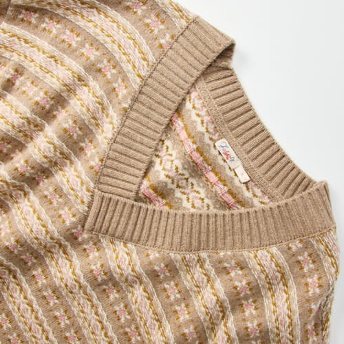 laydown detail image of Women's Highland Fair Isle Sweater