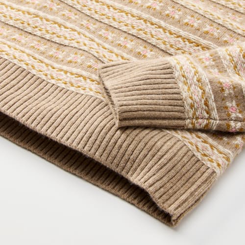 laydown detail image of Women's Highland Fair Isle Sweater