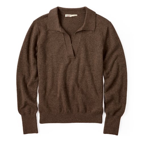 laydown image of Women's Jackson Sweater Polo
