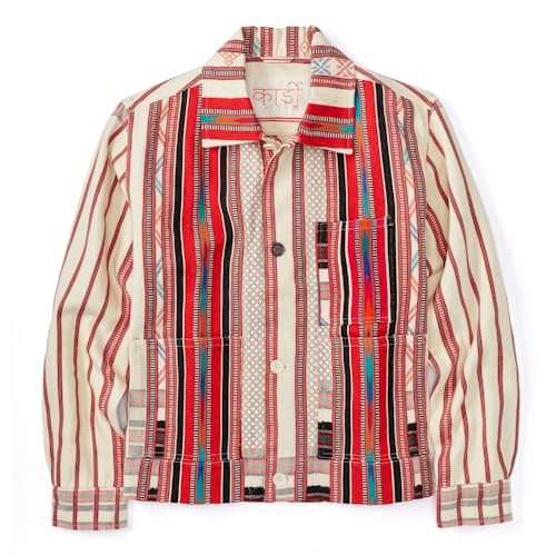 laydown image of Bodhi Handcrafted Trucker Jacket