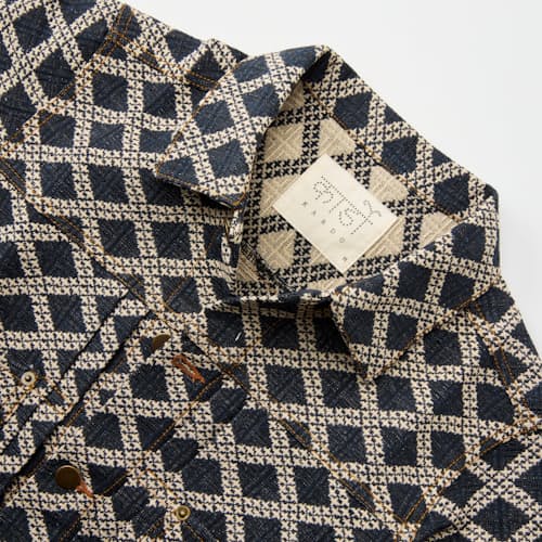 laydown detail image of Marvin Trucker Jacket