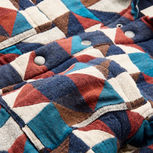 laydown detail image of Woody Quilted Shirt Jacket