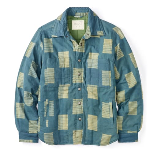 laydown image of Woody Quilted Shirt Jacket