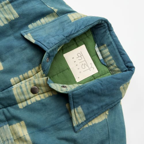laydown detail image of Woody Quilted Shirt Jacket
