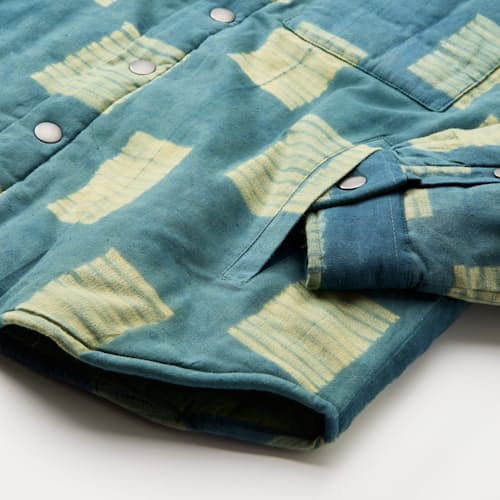 laydown detail image of Woody Quilted Shirt Jacket