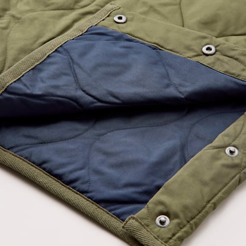 laydown detail image of Military Crew Down Insulated Jacket
