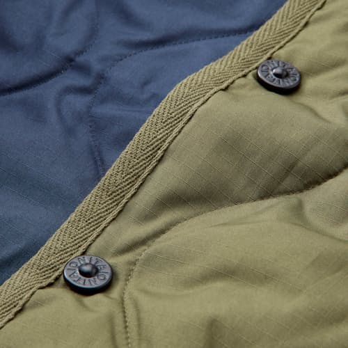 laydown detail image of Military Crew Down Insulated Jacket