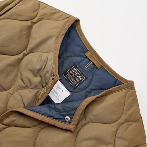 laydown detail image of Military Crew Down Insulated Jacket
