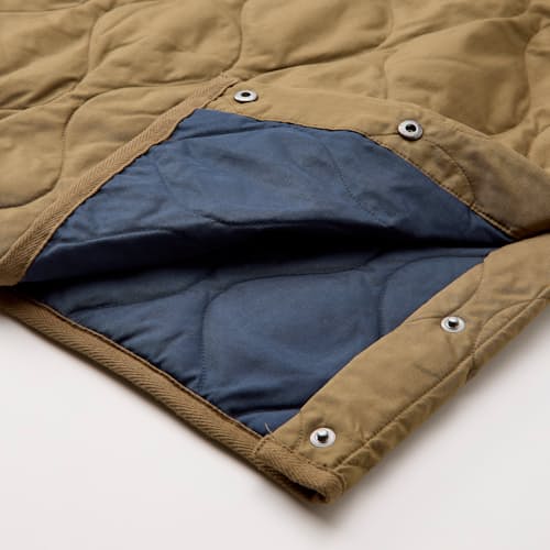 laydown detail image of Military Crew Down Insulated Jacket
