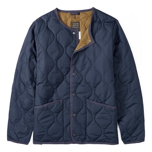 laydown image of Military Crew Down Insulated Jacket