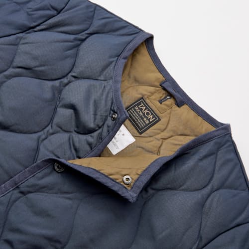 laydown detail image of Military Crew Down Insulated Jacket