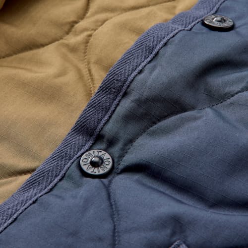 laydown detail image of Military Crew Down Insulated Jacket